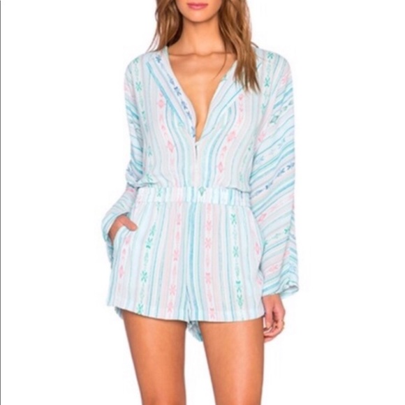 BCBGMaxAzria Dresses & Skirts - BCBG colorful romper. Small